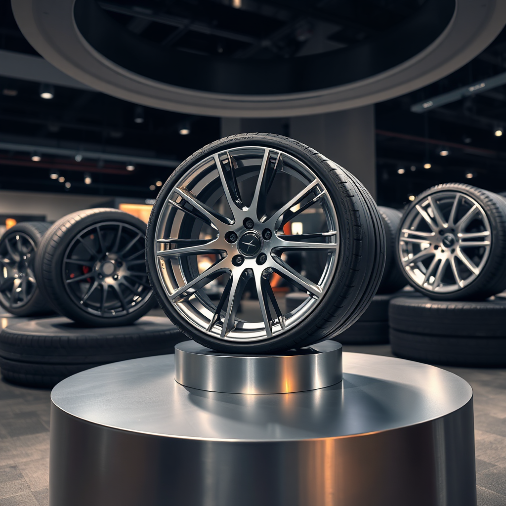 Alloy wheels display